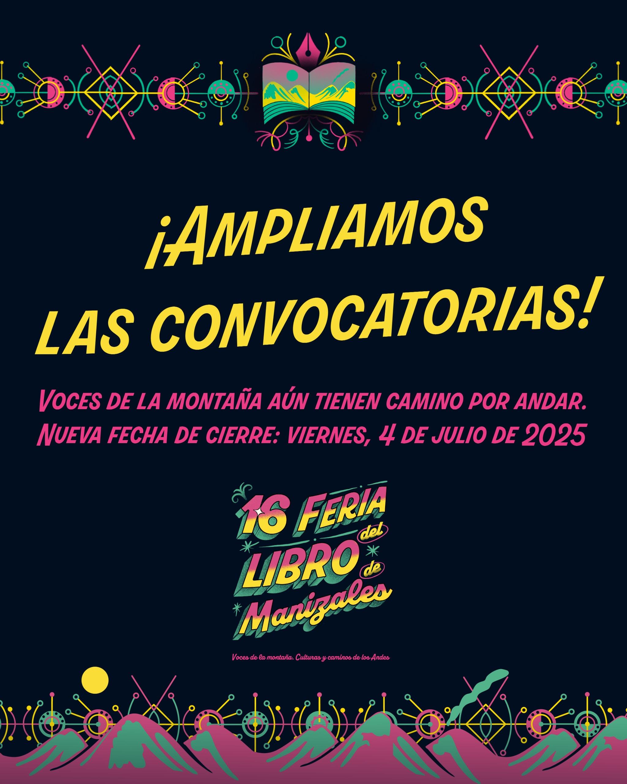 La Feria del Libro de Manizales 2025 abre convocatorias para presentaciones de libros, conversatorios y feria gráfica