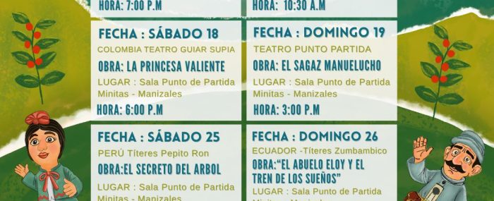 El Festival Iberoamericano de Títeres vuelve a llenar de magia a los niños de Manizales y Caldas (1)