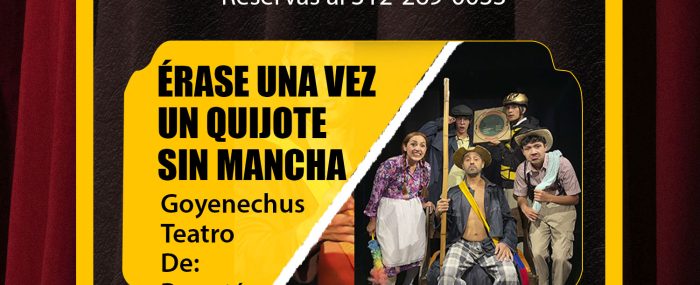 Érase una vez un quijote AGENDA 28:ABR