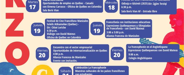 Manizales celebra el Mes de la Francofonía