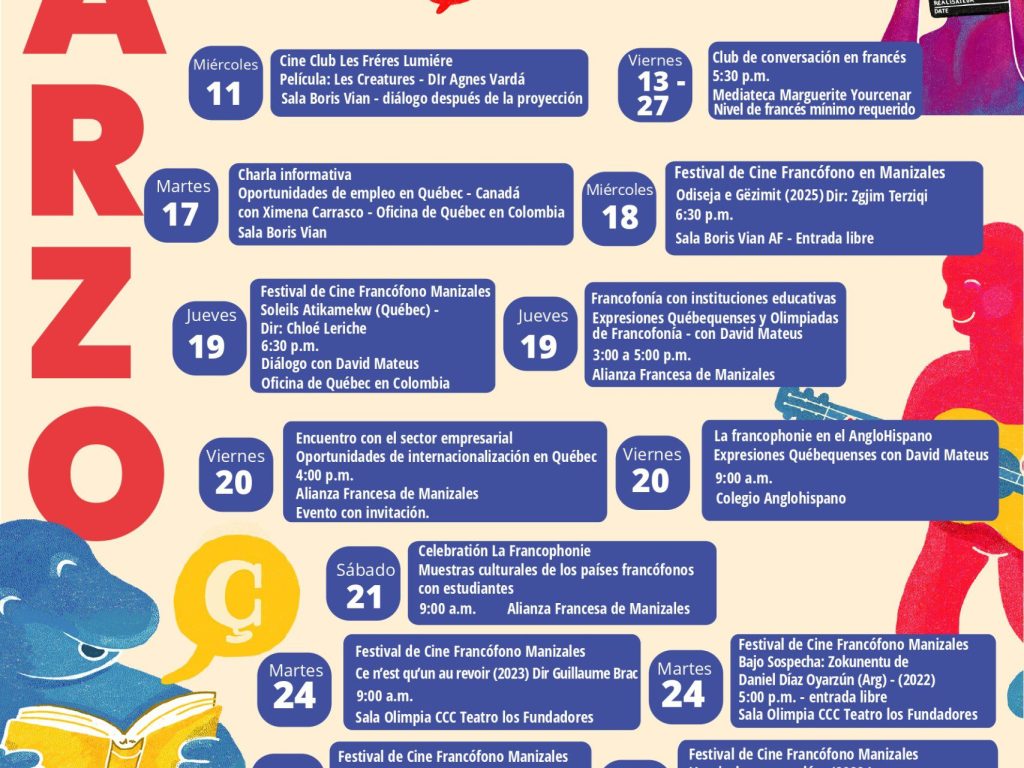Manizales celebra el Mes de la Francofonía