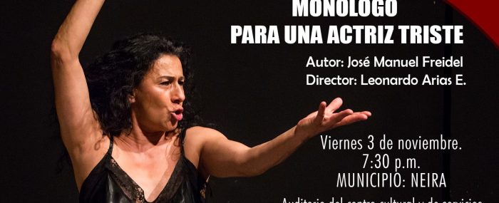 monologo, actores en escena